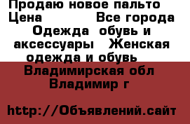 Продаю новое пальто  › Цена ­ 2 300 - Все города Одежда, обувь и аксессуары » Женская одежда и обувь   . Владимирская обл.,Владимир г.